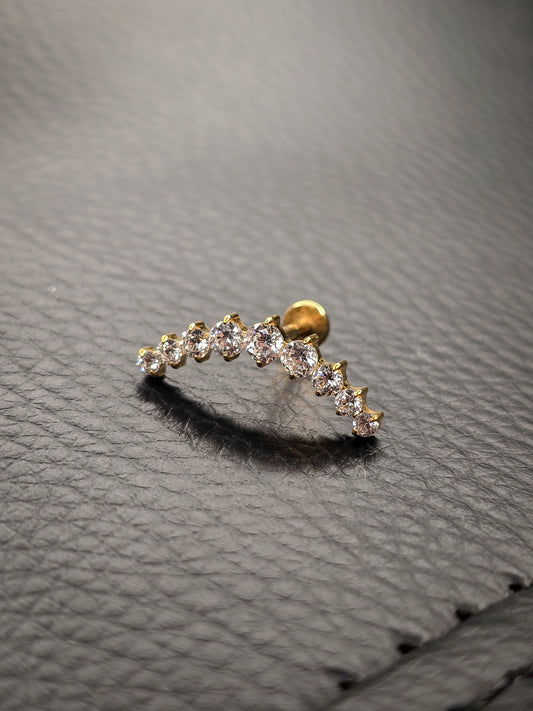 Arco de Luz Labret em Titânio