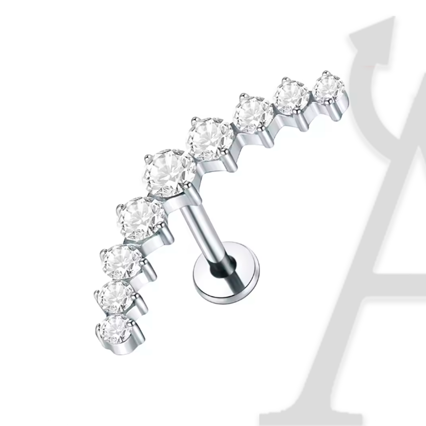 Arco de Luz Labret em Titânio