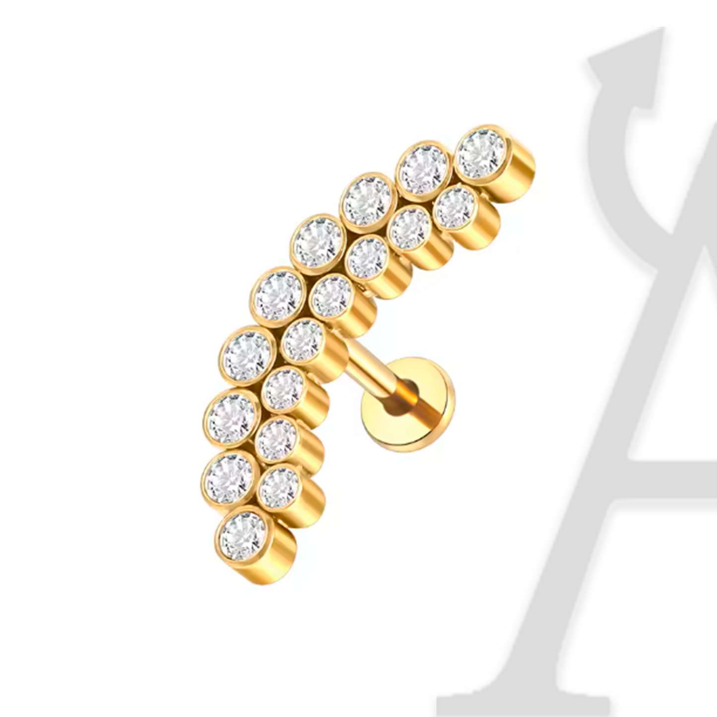 Arco Celestial Labret em Titânio