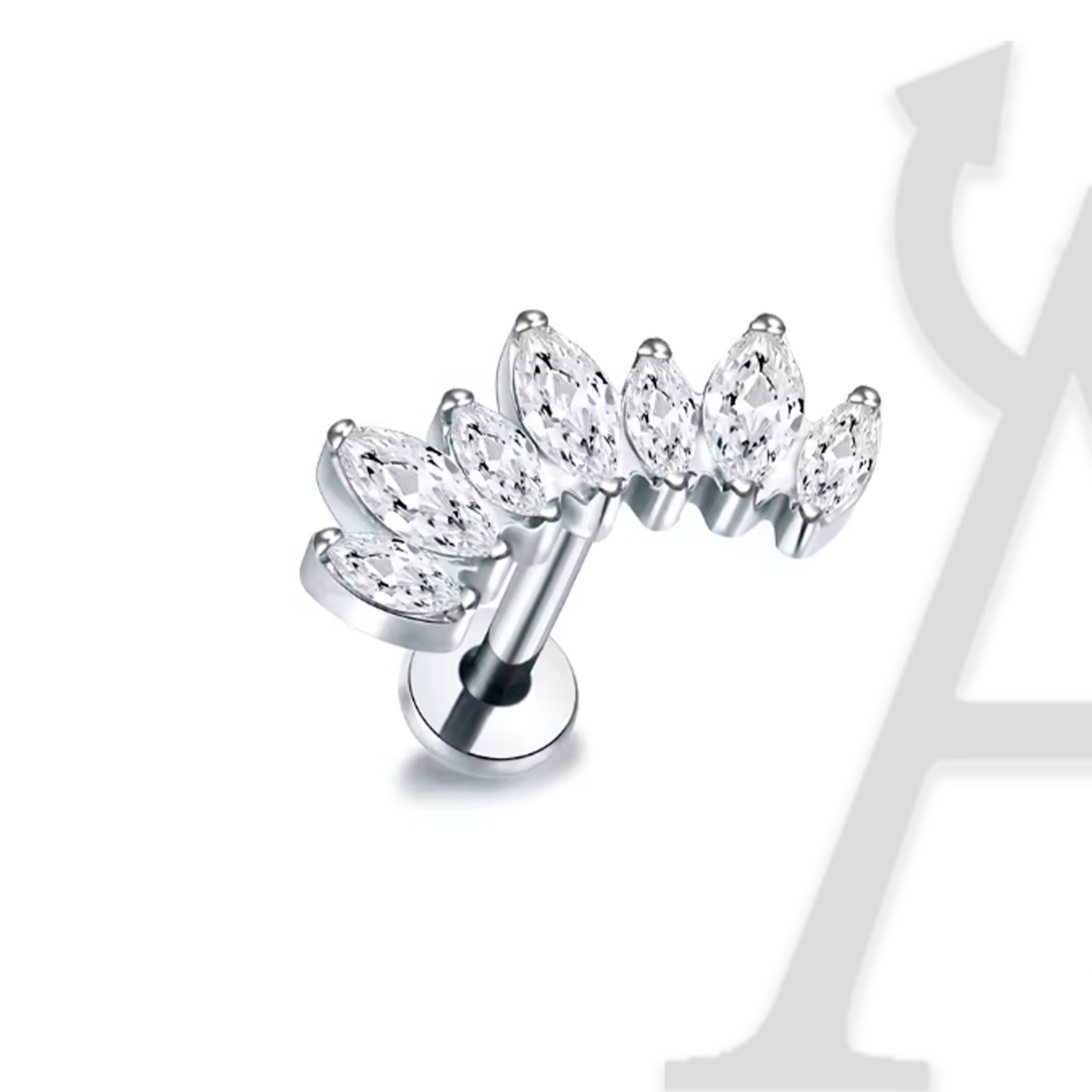 Arco de Marquise Labret em Titânio